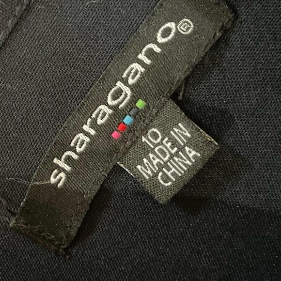 Sharagano Navy Midi Dress - Picture 5 of 10